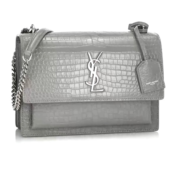 Yves Saint Laurent Bags Ysl Grey Sunset Medium Poshmark